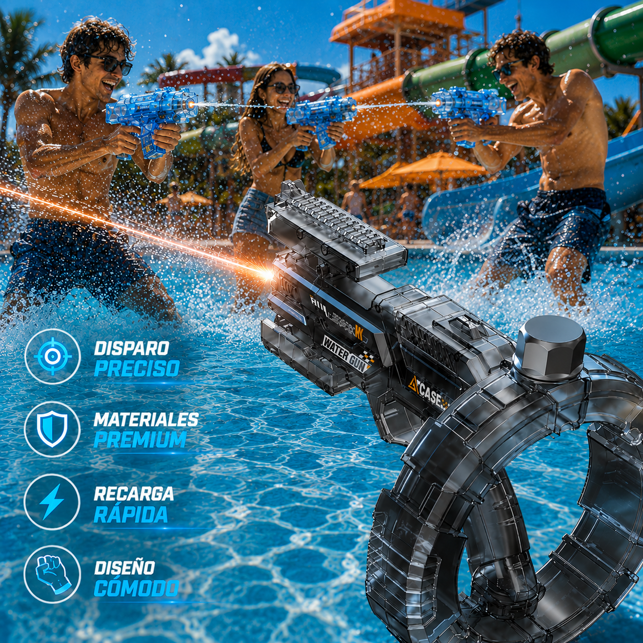 Pistola de Agua Eléctrica